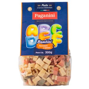 Macarrão Letrinhas Bambini Paganini 300g