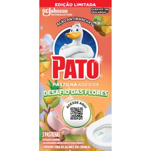 Desodorizador em Pastilhas Desafio das Flores Pato com 3 Unidades