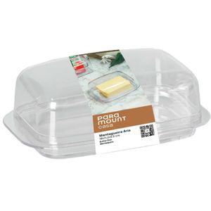 Manteigueira Aria Cristal Transparente Paramount 18x11,2x6,6cm
