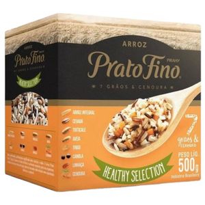 Arroz Integral 7 Grãos e Cenoura Prato Fino 500g
