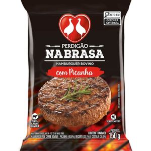 Hambúrguer de Carne Bovina Picanha Na Brasa Perdigão 150g