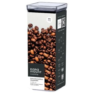 Pote Hermético Quadrado Transparente Lumini Paramount 2,2L