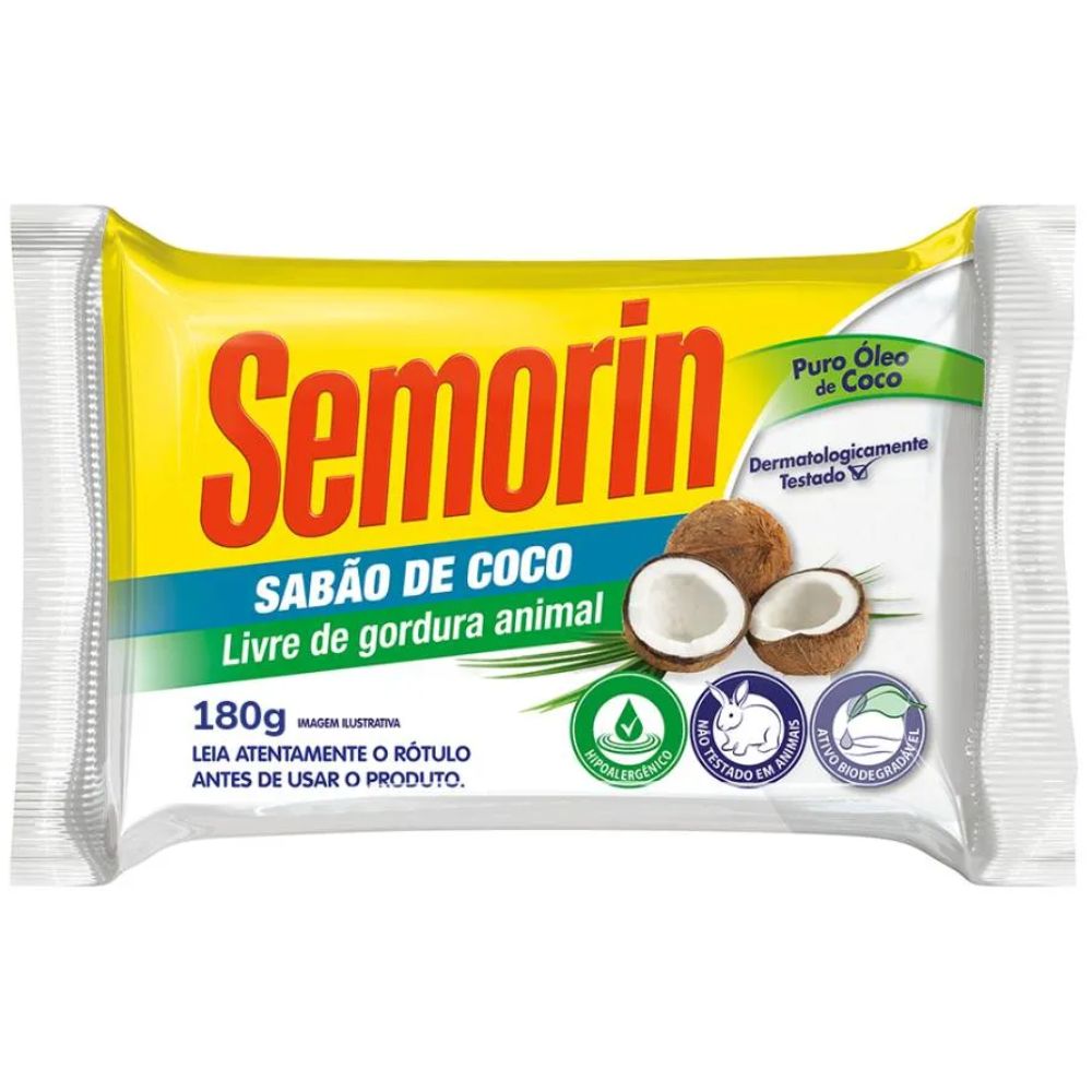 Sabão de Coco Semorin 180g