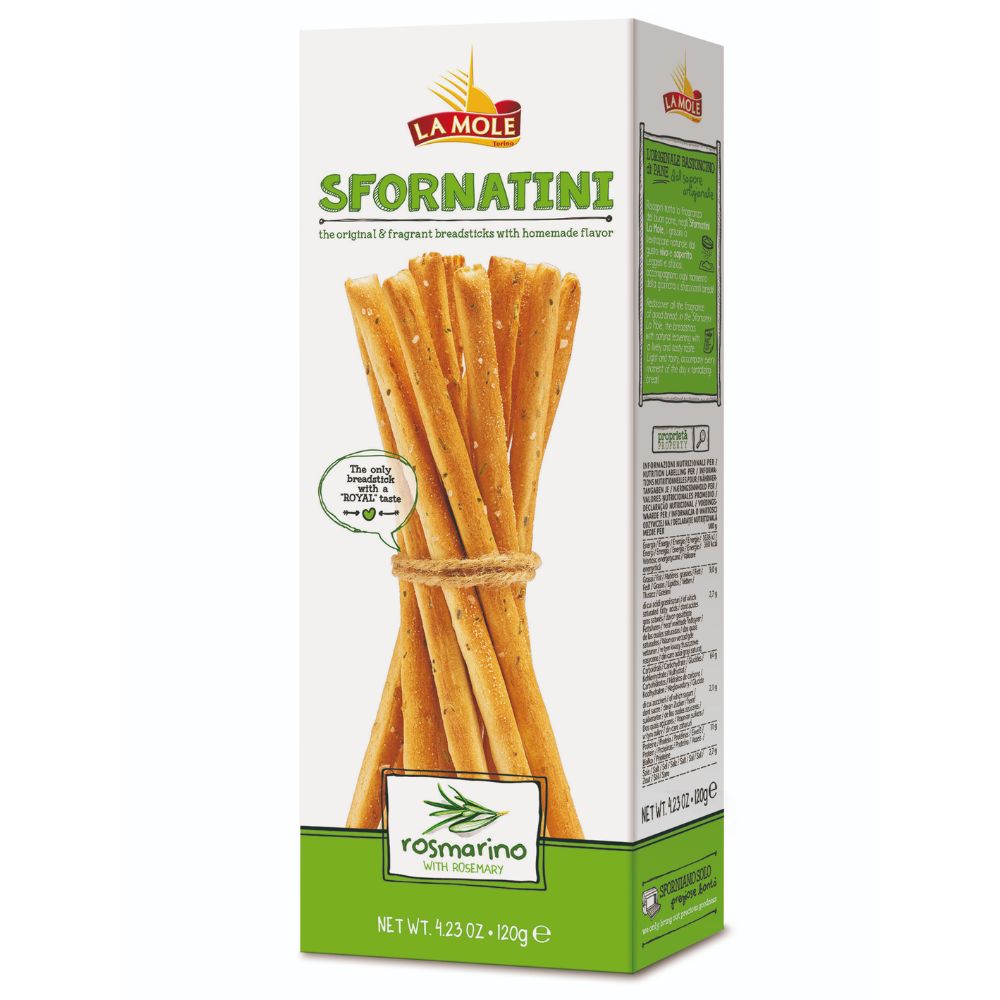 Torrada Italiana sabor Alecrim e Azeite Sfornatini 120g