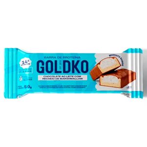 Barra de Proteína Chocolate ao Leite com Marshmallow Goldko 50g