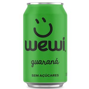 Refrigerante Sem Açúcar Guaraná Wewi Lata 350ml