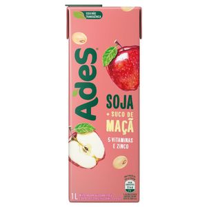 Bebida de Soja sabor Maçã Ades 1 Litro