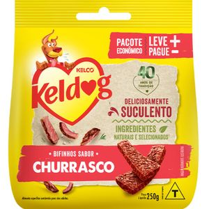 Petisco Bifinho de Churrasco Keldog 250g