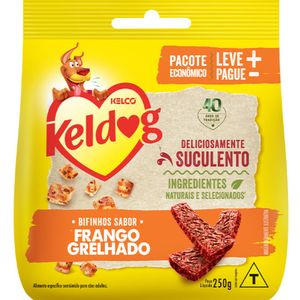 Petisco Bifinho de Frango Grelhado Keldog 250g