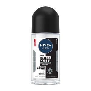 Desodorante Roll On Invisible Black & White Nivea Men 50ml