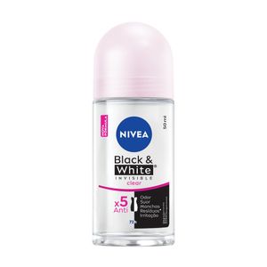 Desodorante Roll On Invisible Black & White Clear Nivea 50ml