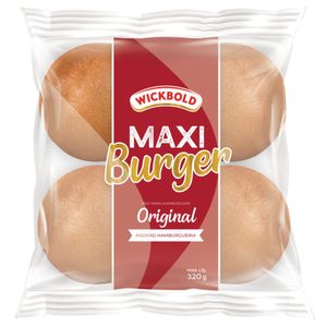 Pão de Hambúrguer Tradicional Maxi Burger Wickbold 320g