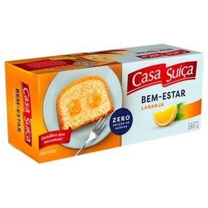Bolo de Laranja Sem Adição de Açúcar Casa Suíça 280g