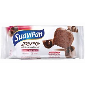 Bolo de Chocolate Sem Adição de Açúcar Suavipan 250g