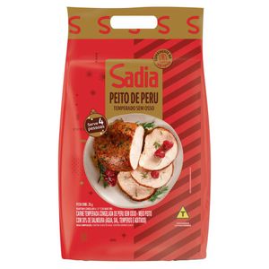 Peito Peru sem Osso Temperado Congelado Sadia Kg