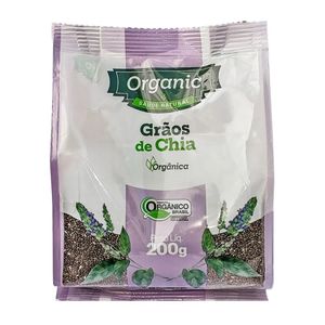 Grãos de Chia Orgânica Organic 200g
