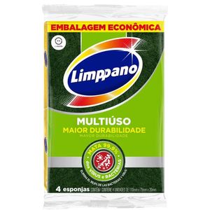 Esponja Multiuso Embalagem Econômica Limppano