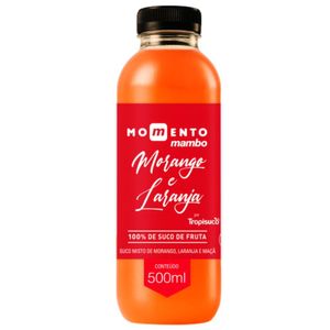 Suco de Morango e Laranja Refrigerado Momento Mambo 500ml