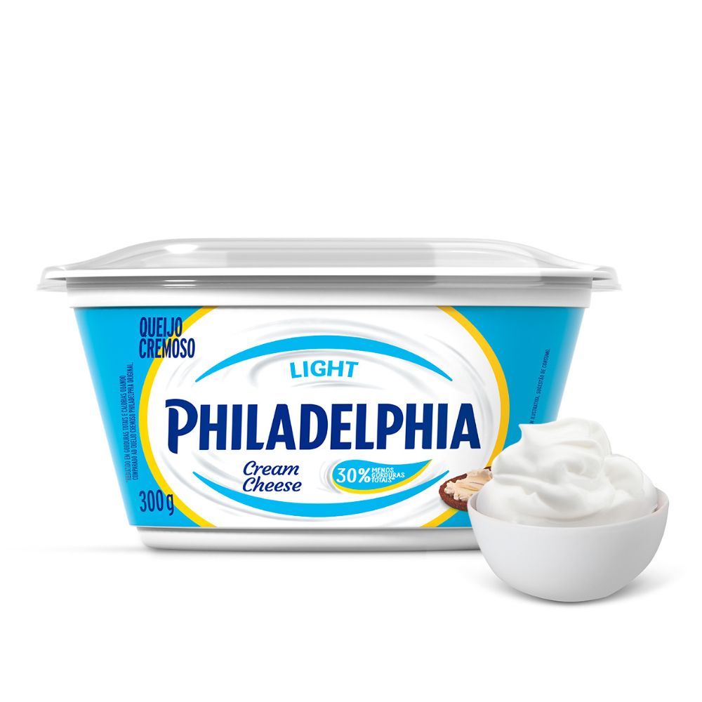 Cream Cheese Light Philadelphia 300g | Mambo Supermercado São