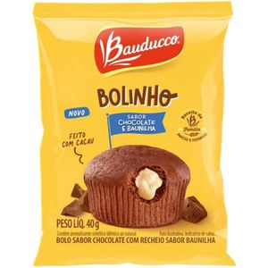 Mini Bolo Chocolate e Baunilha Bauducco 40g