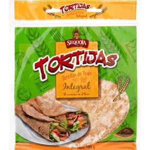 Tortilla Integral Sequoia 480g