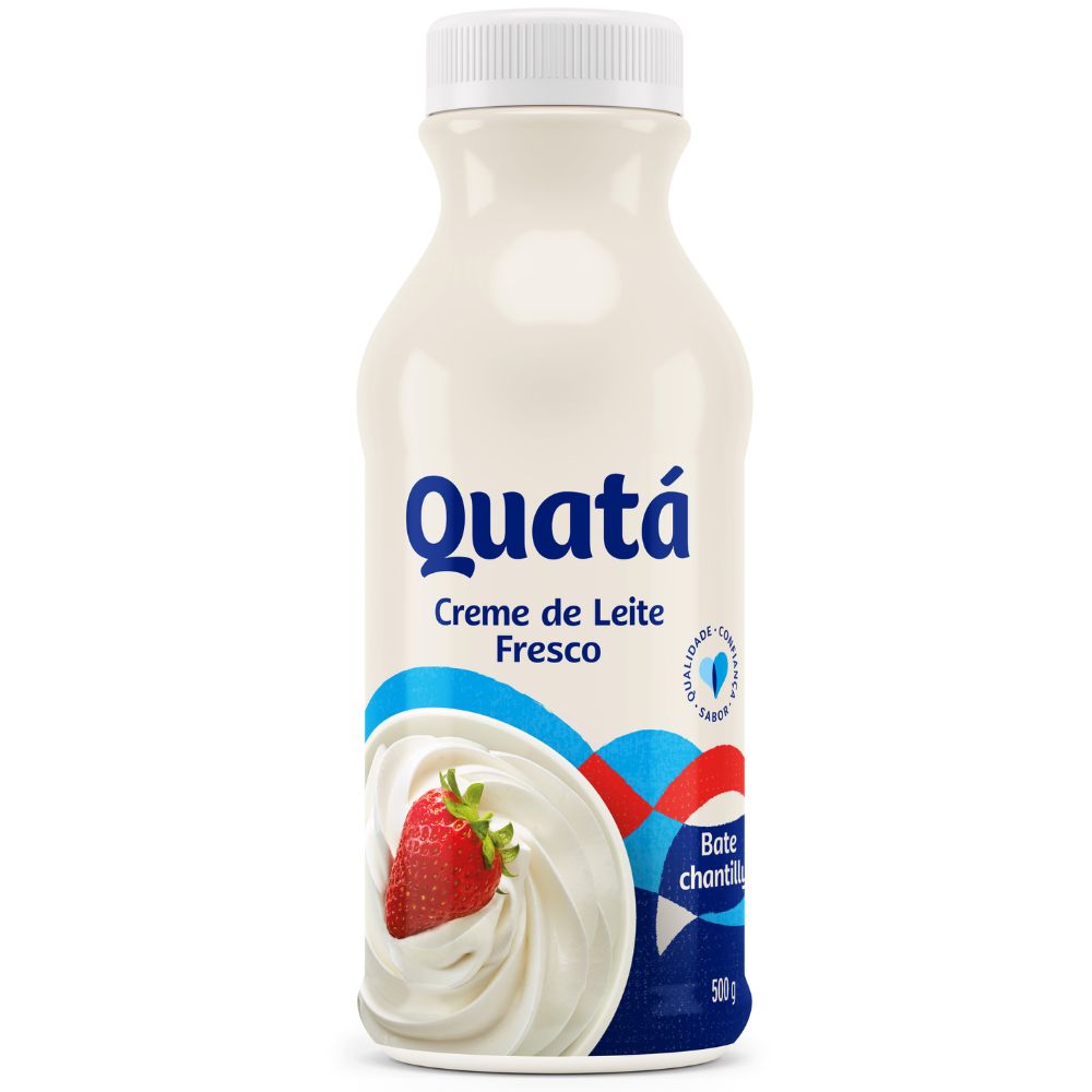 Creme De Leite Pasteurizado Quatá 500 G