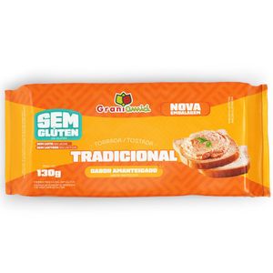 Torrada Tradicional Sem Glúten Grani Amici 130g