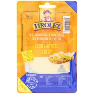 Queijo Mussarela Fatiado Zero Lactose Tirolez 150g