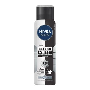Desodorante Aerossol Black & White Invisible Original Nivea Men 150ml