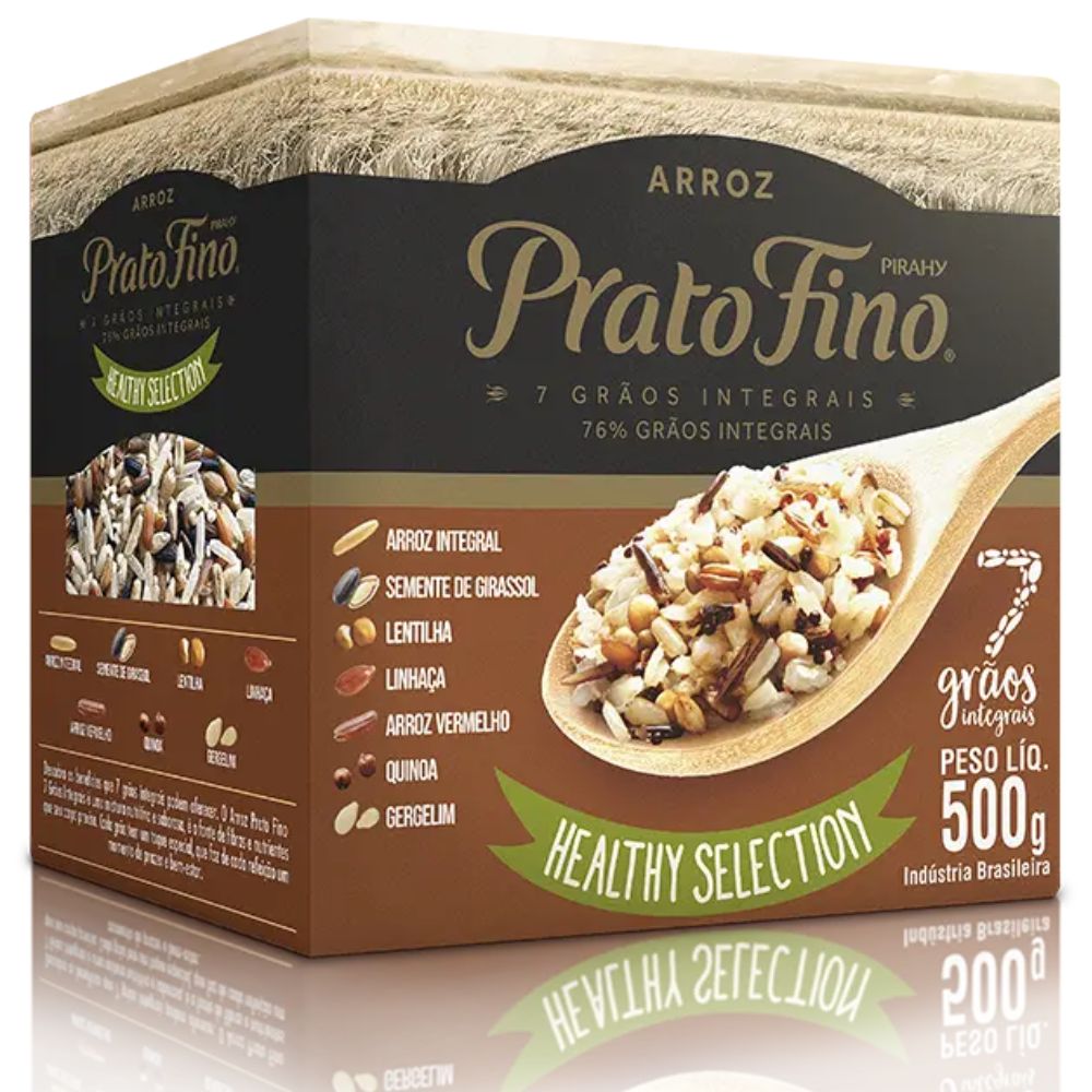 Arroz 7 Grãos Integrais Prato Fino - 500g