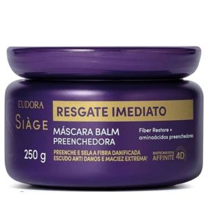 Máscara Capilar Resgate Imediato Siàge Eudora 250g