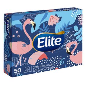 Lenço de Papel Folha Dupla Softy's Elite com 50 unidades