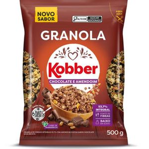 Granola Chocolate e Amendoim Kobber 500g
