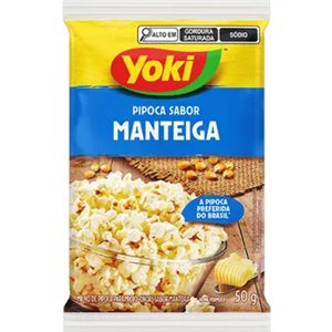 Milho de Pipoca para Micro-ondas Manteiga Yoki 50g