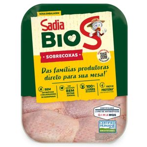 Sobrecoxa de Frango Congelada Sadia Bio 1kg