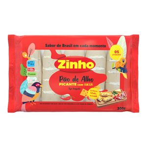 Pão de Alho Picante com Queijo Baguete Zinho 300g