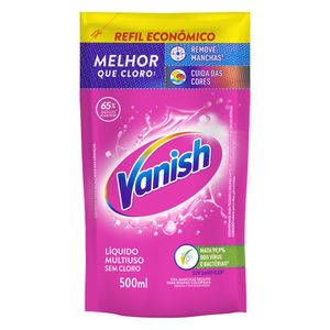 Tira Manchas Líquido Multiuso para Roupas Coloridas Vanish Refil Econômico 500ml