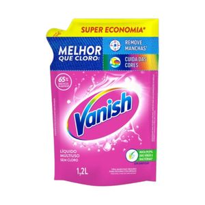 Tira Manchas Vanish Líquido Multiuso para roupas coloridas embalagem econômica 1,2L