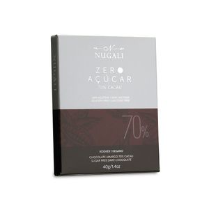 Chocolate Amargo 70% Cacau Nugali 40g