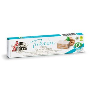 Torrone de Amêndoas Vegano Sem Açúcar San Andrés 70g