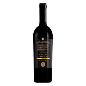 Vinho Italiano Tinto Primitivo Di Manduria Zafferano Vidro 750ml