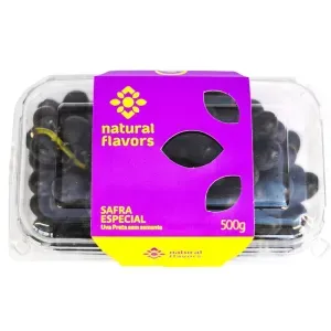 Uva Preta sem Semente Natural Flavors 500g
