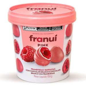 Framboesas Chocolate Branco Franuí Pink 150g