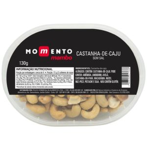Castanha-de-Caju sem Sal Momento Mambo 130g