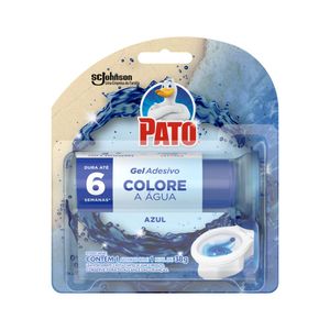 Desodorizador em Gel Adesivo Azul 1 Aplicador+1 Refil Pato 38g