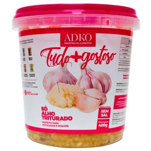 Alho Triturado Tudo+Gostoso Adko Pote 400g