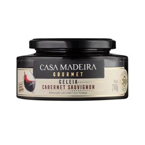 Geleia de Cabernet Sauvignon Sem Glúten Casa Madeira Gourmet240g