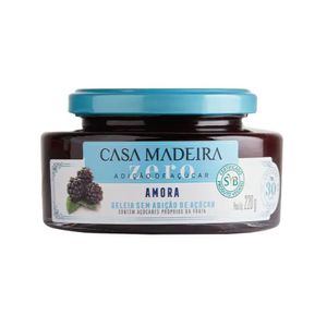 Geleia  de Amora Sem Adição de Açúcar Casa Madeira 220g