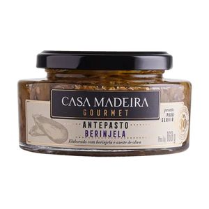 Antepasto de Berinjela Sem Glúten Casa Madeira 160g
