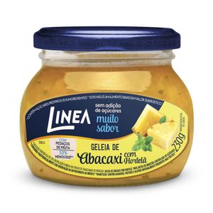 Geleia Abacaxi com Hortelã Sem Adição de Açúcar Linea 230g